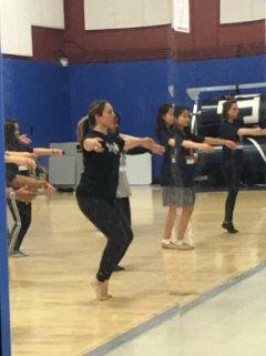 Ms Sharlene teaching Dance