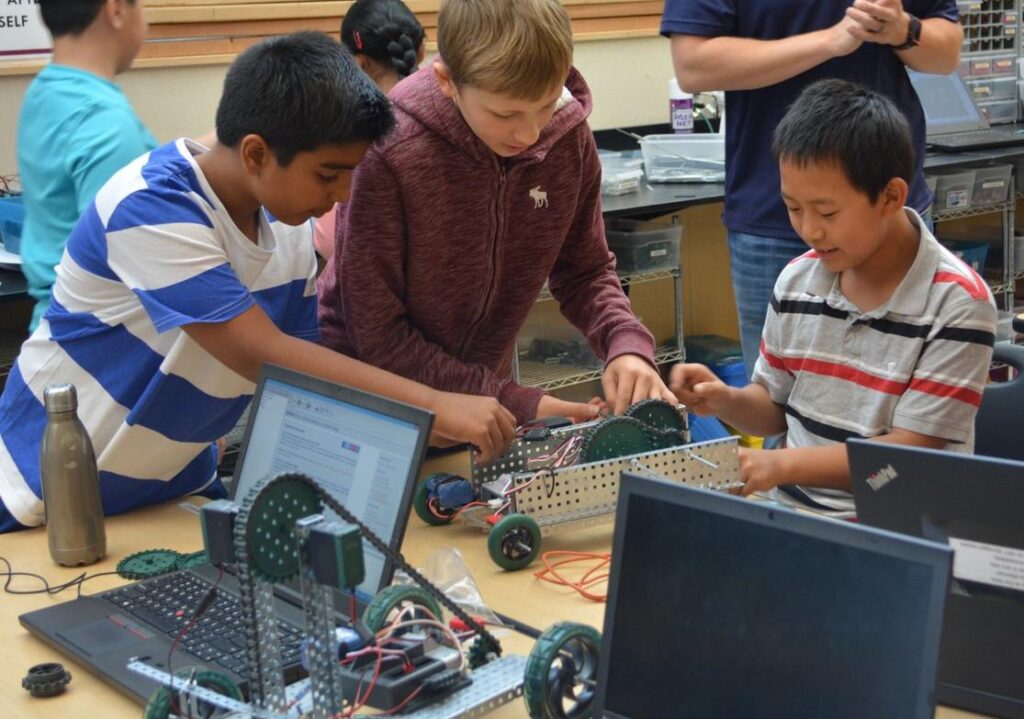 boys robot summer middle school