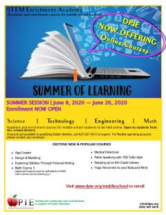 middle school course online