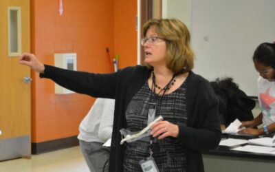 Karen Brown Energizes Learning in Fun Summer Course–The Science Behind Forensics