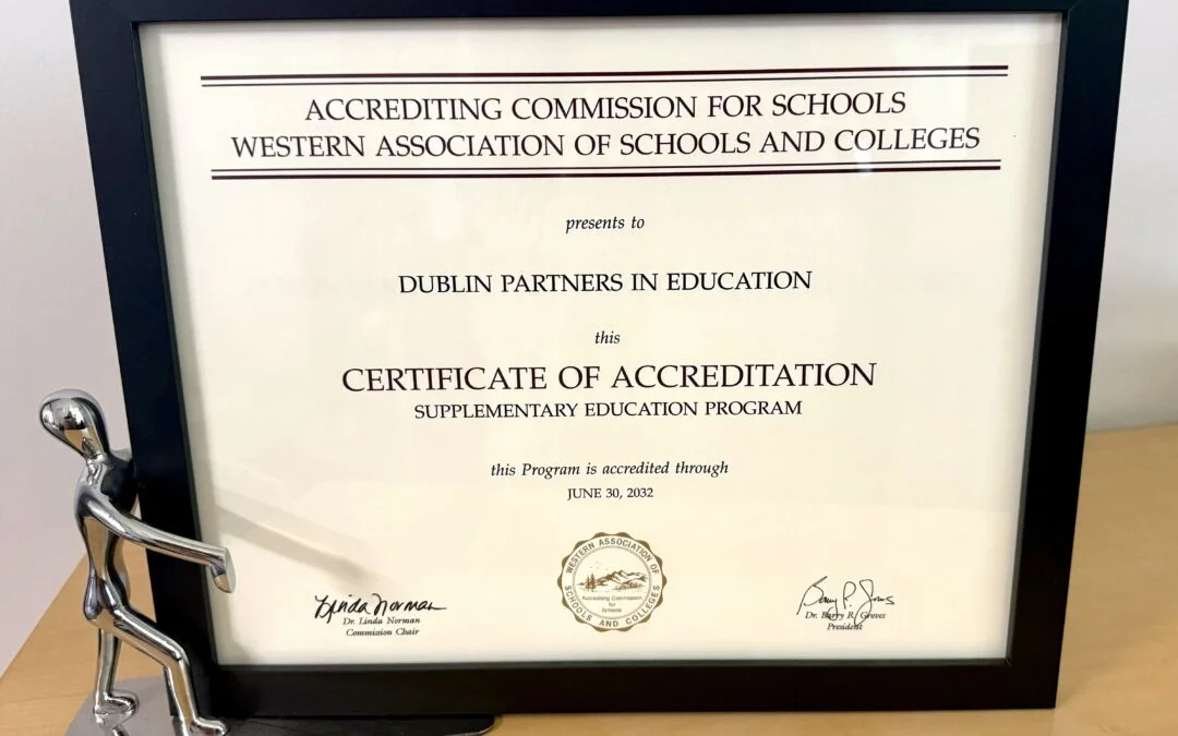 Dublin Partners in Education (DPIE) Earns Accreditation from WASC